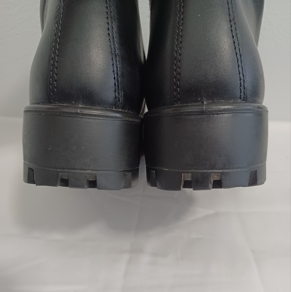Ecco Shoes Ecco Hydro Max Ankle Boots Black Leather Side Zipper